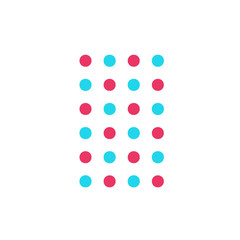 tiktok element circle shape design transparent