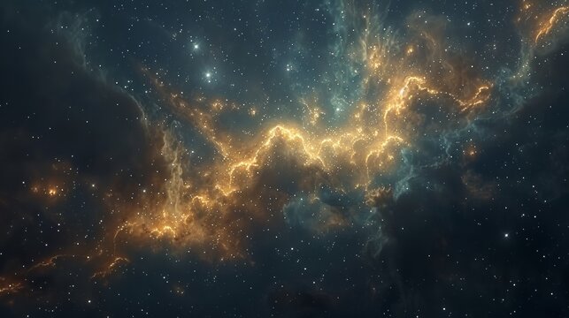 Generate an image featuring the ethereal beauty of stars in a soft glow