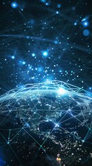 Fototapeta premium 5G networks powering a connected world
