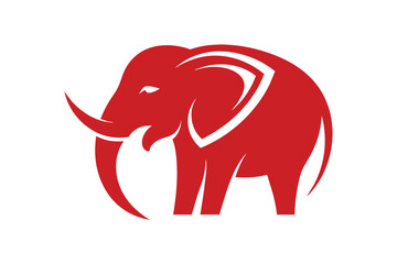 Elephant logo design vector icon