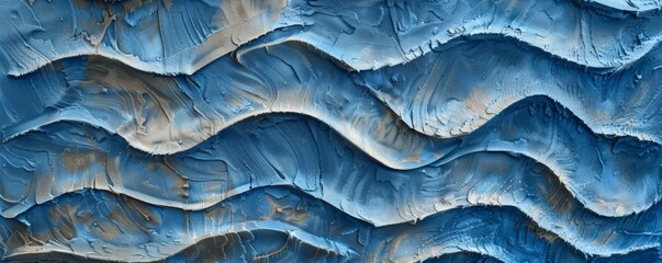 Blue sandy texture, template background - obrazy, fototapety, plakaty