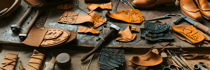 Intricate Artistry and Skilled Craftsmanship in the Making of Traditional Kolhapuri Chappals