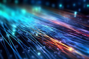 5g connection with fiber optic network