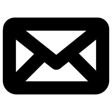 envelope icon, simple vector design