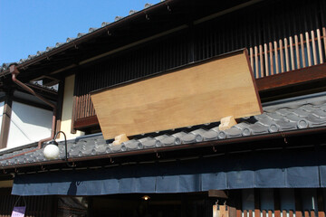 日本の古い商店の合成用イメージ