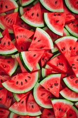 slices of watermelon background