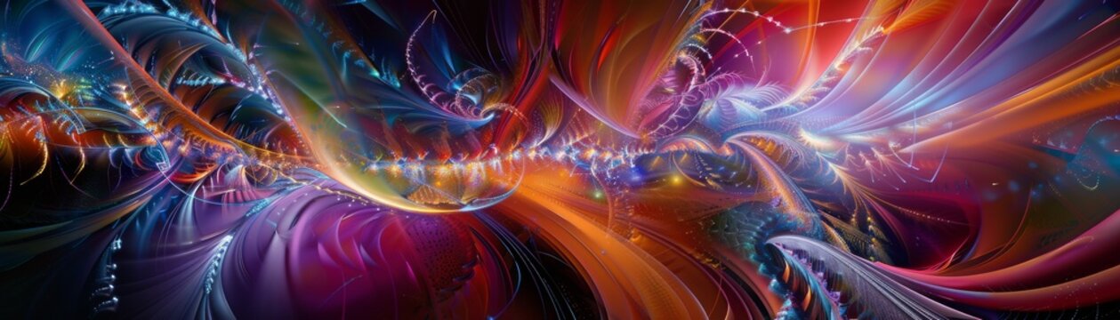Quantum mechanics unfold in an abstract tapestry