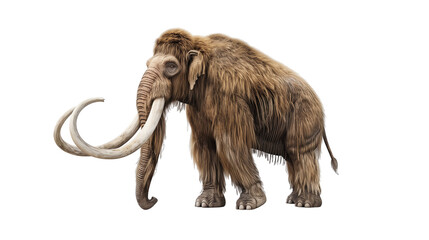 A mamut, isolated on a transparent background