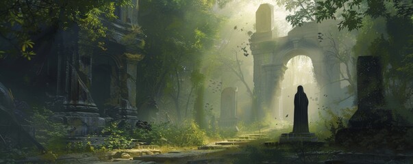 The quiet solitude of ancient ruins