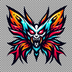 vector art of butterfly, with colorful, suitable for a logo