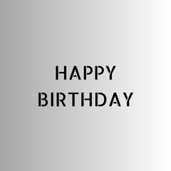 Happy birthday illustration of an background with text