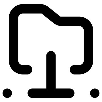 ftp icon, simple vector design