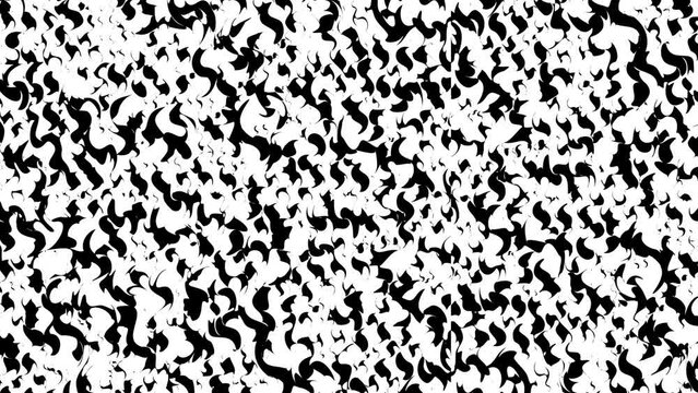 animation of an abstract moving black and white background,wallpaper,pattern
