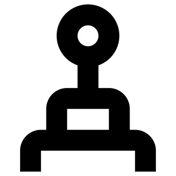 gearshift icon, simple vector design
