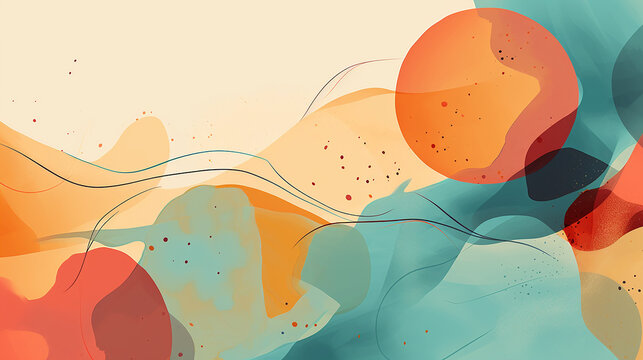 Hd Background And Texture With Colorful Abstract Design