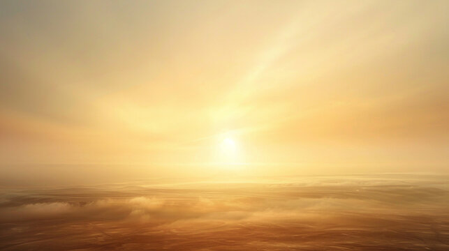 Muted earth tones blending softly, reminiscent of a tranquil sunset over the horizon.
