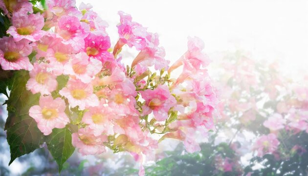 Generated image of flowers double exposure
