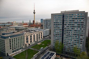 The TV communication tower in Berlin. © Peter