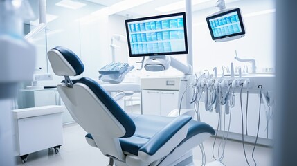 A dental X-ray machine being used for dental examinations - obrazy, fototapety, plakaty