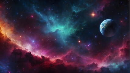 background with stars