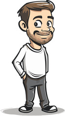 Realism in Vector Lifelike Male Portrayals