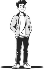 Vectorized Gentlemen Artistic Representations of Men