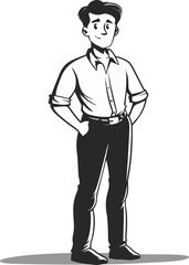 Vectorized Diversity Expressive Explorations of Male Figures