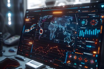 medical technology and futuristic concept.Digital healthcare and network on modern virtual screen