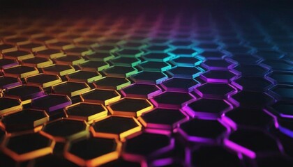 Obraz premium Hexagon abstract background