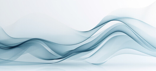 abstract blue wave lines background