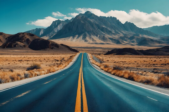 A road to beautiful heaven