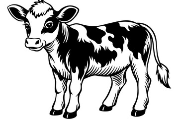 baby-cow-vector-illustration