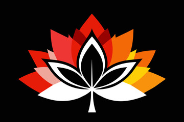 color  Maple Lotus Icon 