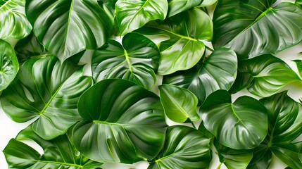 Obraz na płótnie Canvas Fresh Leafy Greens A Monthly Inspiration for Healthy Living Generative AI