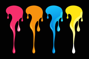 Liquid Color Flow vector design