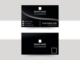 creative modern name card and business card.