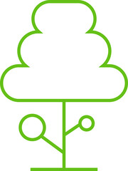 Tree Icon Illustration
