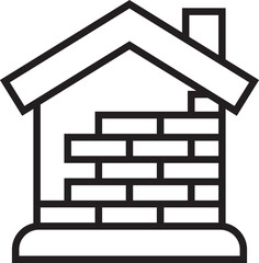 House Line Icon