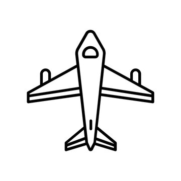 recommend clip art: Airplane icon. outline icon