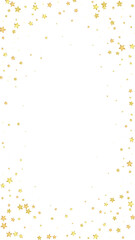 Magic stars vector overlay.  Gold stars scattered