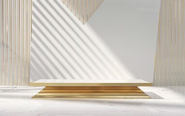 Obraz premium A golden platform to showcase your product