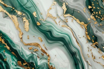 Elegant marbled texture with gold veins for luxurious and stylish background design