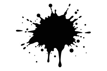 Ink Splatter Illustration 
