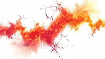 Abstract fractal texture Threads resembling fiery