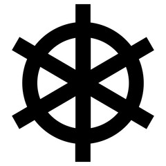 nautical icon, simple vector design