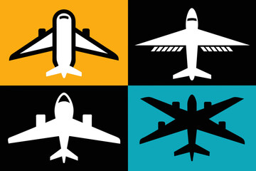 Airplane Icon vector design 