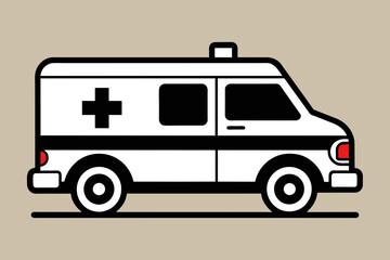 Vector design pf a ambulans  © AL