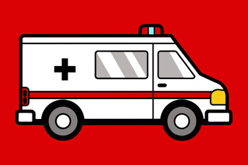 Vector design pf a ambulans  © AL