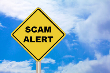 Crossing Sign - Scam Alert