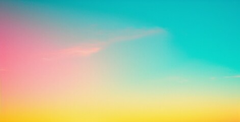 Pink Sunset Sky Generative AI
